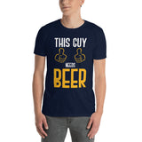 That Is So Dad This Guy Needs A Beer Shirt Heather Dust / S